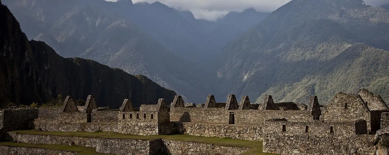 Inca constructions in the Machupicchu citadel