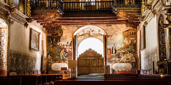 Art of the Sistine Chapel of America in Andahuaylillas