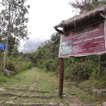 Path to the Historic Sanctuary of Machu Picchu