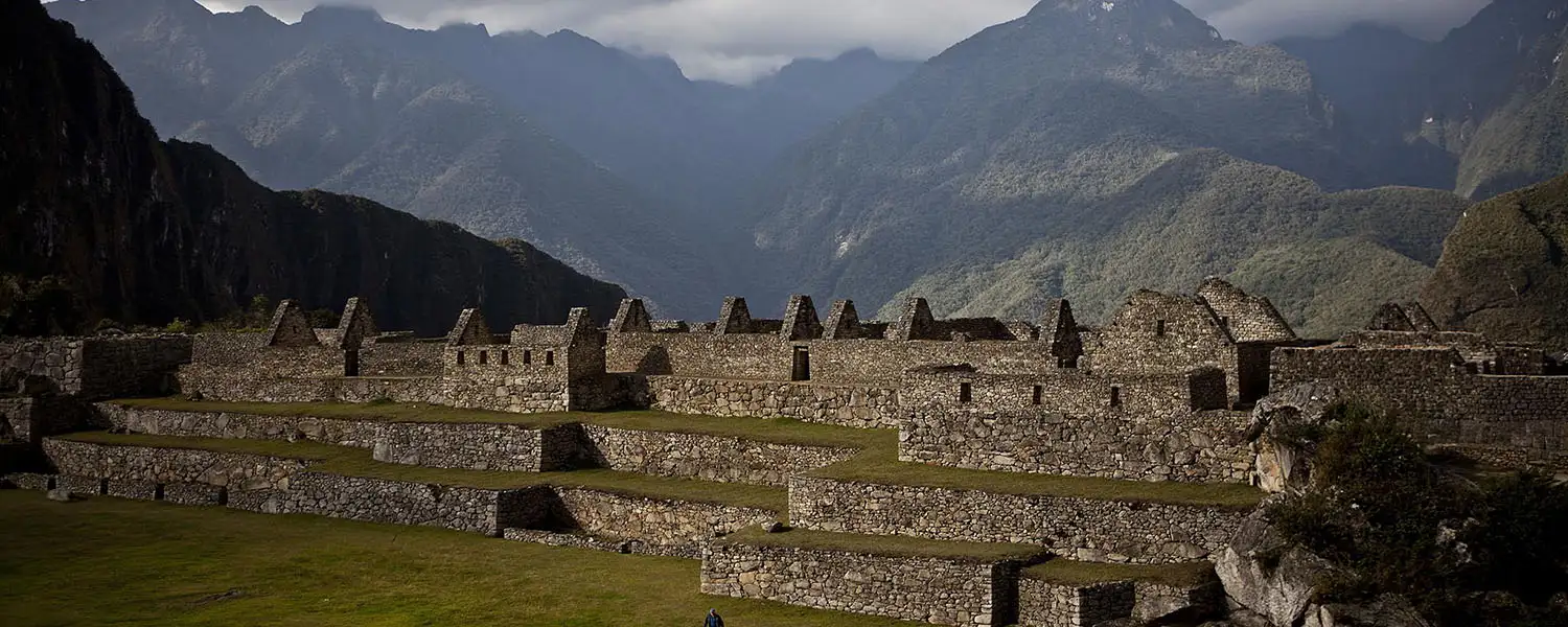 Platforms and Inca Constructions in Machu Picchu